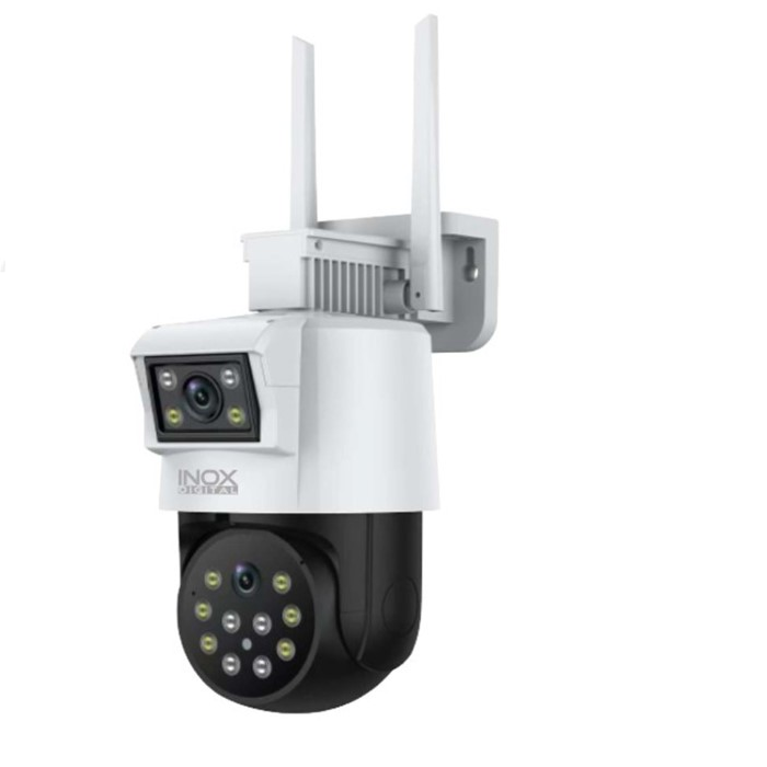 INOX-X102 3MP+3MP DIŞ ORTAM WİFİ PTZ KAMERA H.265+ ONVİF TABANLI