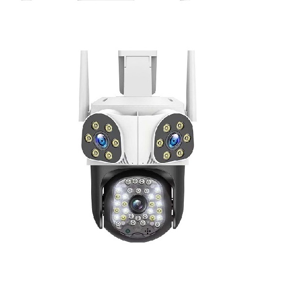 INOX-13IPC WİFİLİ 3+3 MP ÇÖZÜNÜRLÜK 3 LENSLİ DIŞ ORTAM SİRENLİ IP KAMERA