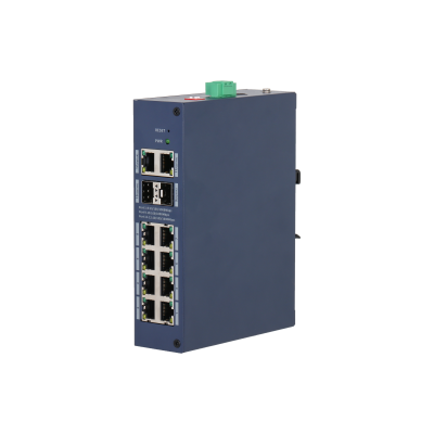 DAHUA CHS4212-8GT-110 8 PORT POE 2XGIGABİT SFP 110W POE YÖNETİLEBİLİR ENDÜSTRİYEL SWITCH