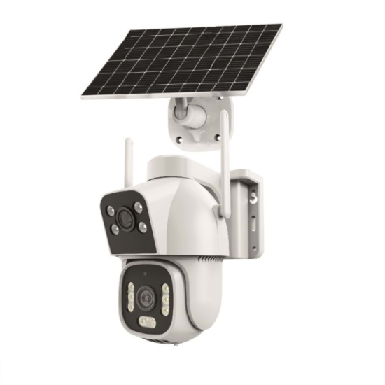 INOX-X22 4G SİMKARTLI SOLAR PANELLİ 2+2MP GECE RENKLİ ÇİFT YÖNLÜ SESLİ IP KAMERA 24 SAAT KAYIT
