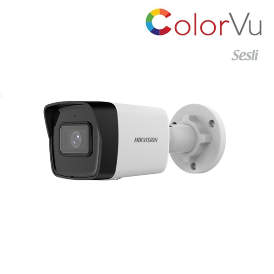 HİKVİSİON DS-2CD1083G2-LIUF/SL 8 MP DAHİLİ SESLİ COLORVU IP BULLET KAMERA H.265+ 2.8 MM LENS