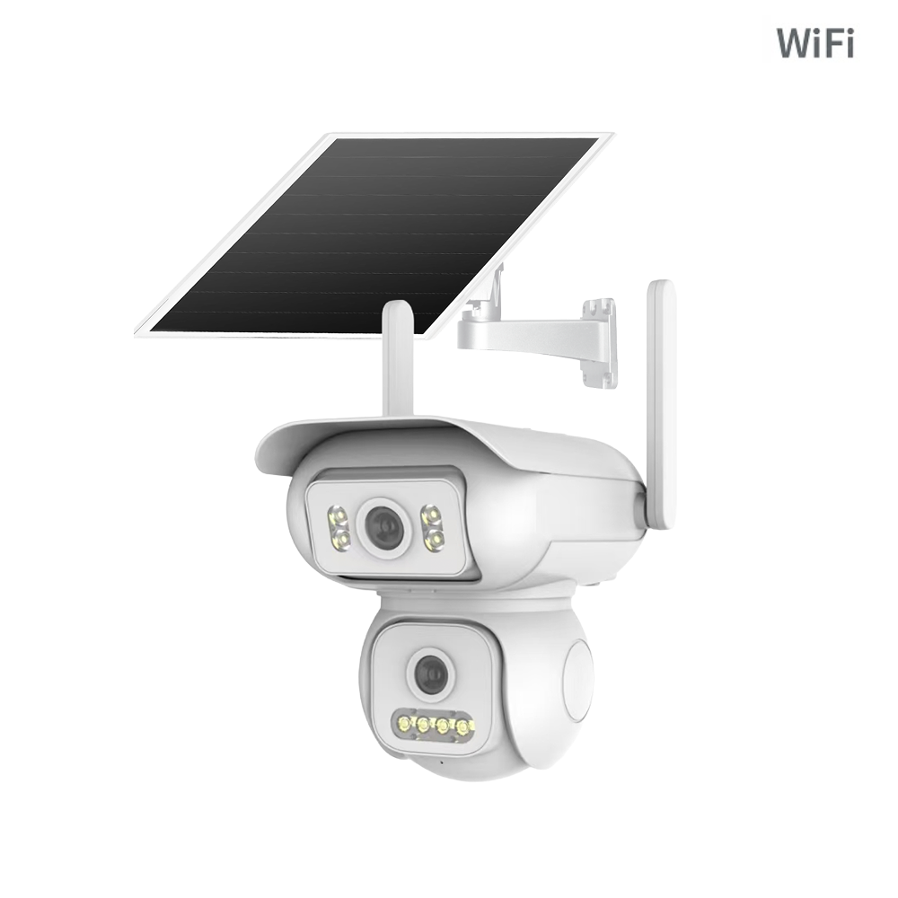 NEVADA SW2 SOLARLI WİFİLİ 2+3 MP ÇÖZÜNÜRLÜK 2 LENSLİ DIŞ ORTAM IP KAMERA (2.8MM LENS)