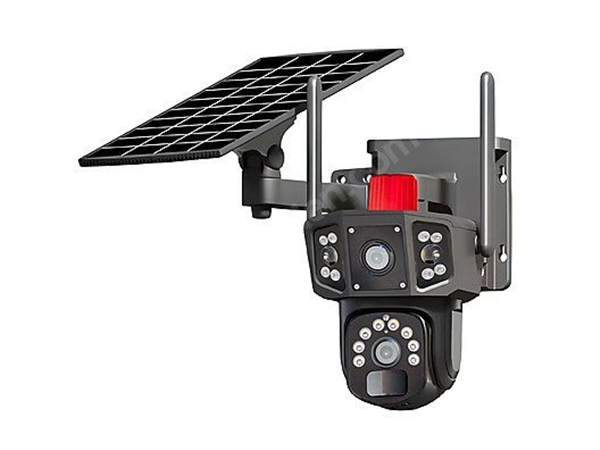 X5TECH RX-584GZ 4G SİMKARTLI SOLAR PANELLİ 3+3MP GECE RENKLİ ÇİFT YÖNLÜ SESLİ IP KAMERA 10X ZOOM