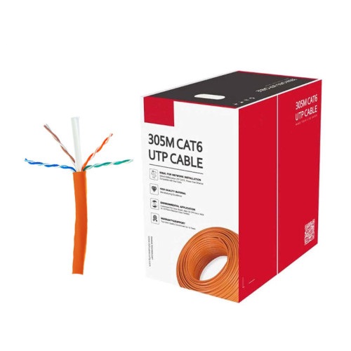 DAHUA PFM922I-6UN-C 23 AWG UTP CAT6 305 METRE CCA (ALİMİNYUM KARIŞIK) HALOJENFREE KABLO