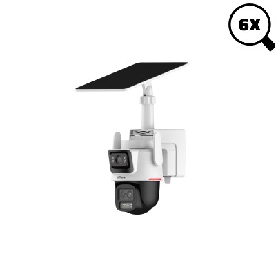 DAHUA IPC-PTS2649C-3E3Z-4GB20 4G SİMKARTLI SOLAR PANELLİ 3+3MP GECE RENKLİ ÇİFT YÖNLÜ SESLİ IP KAMERA 6X ZOOM