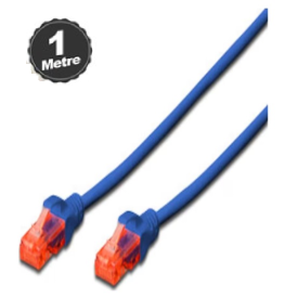 DIGITUS DK-1617-010/B 1 MT. CAT6 UTP LSZH SARI PATCH KABLO