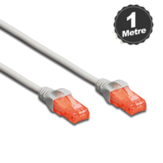 DIGITUS DK-1617-010 1 MT. CAT6 UTP LSZH GRİ PATCH KABLO