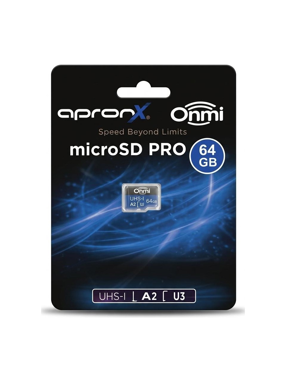 APRONX 64GB MİCROSD HAFIZA KARTI UHS-I,A2,U3 (KAMERALAR İÇİN ÜRETİLMİŞTİR)
