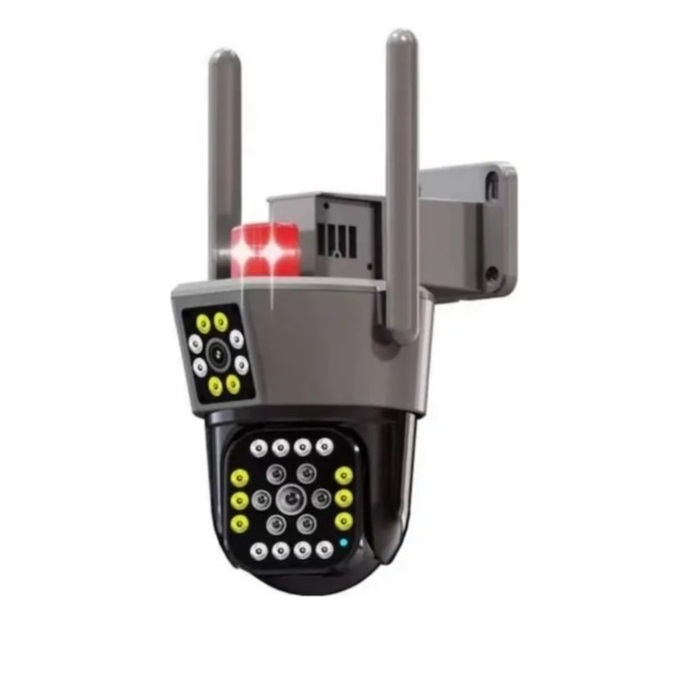 NV-WS620 2+4 MP ÇÖZÜNÜRLÜK 3 LENSLİ DIŞ ORTAM SİRENLİ IP KAMERA