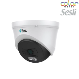 TTEC IPDP-4330M-M/SL 4 MP DAHİLİ SESLİ GECE RENKLİ 2.8 MM LENSLİ IP DOME KAMERA SD KART DESTEKLİ H.265+ 30 MT GECE GÖRÜŞ