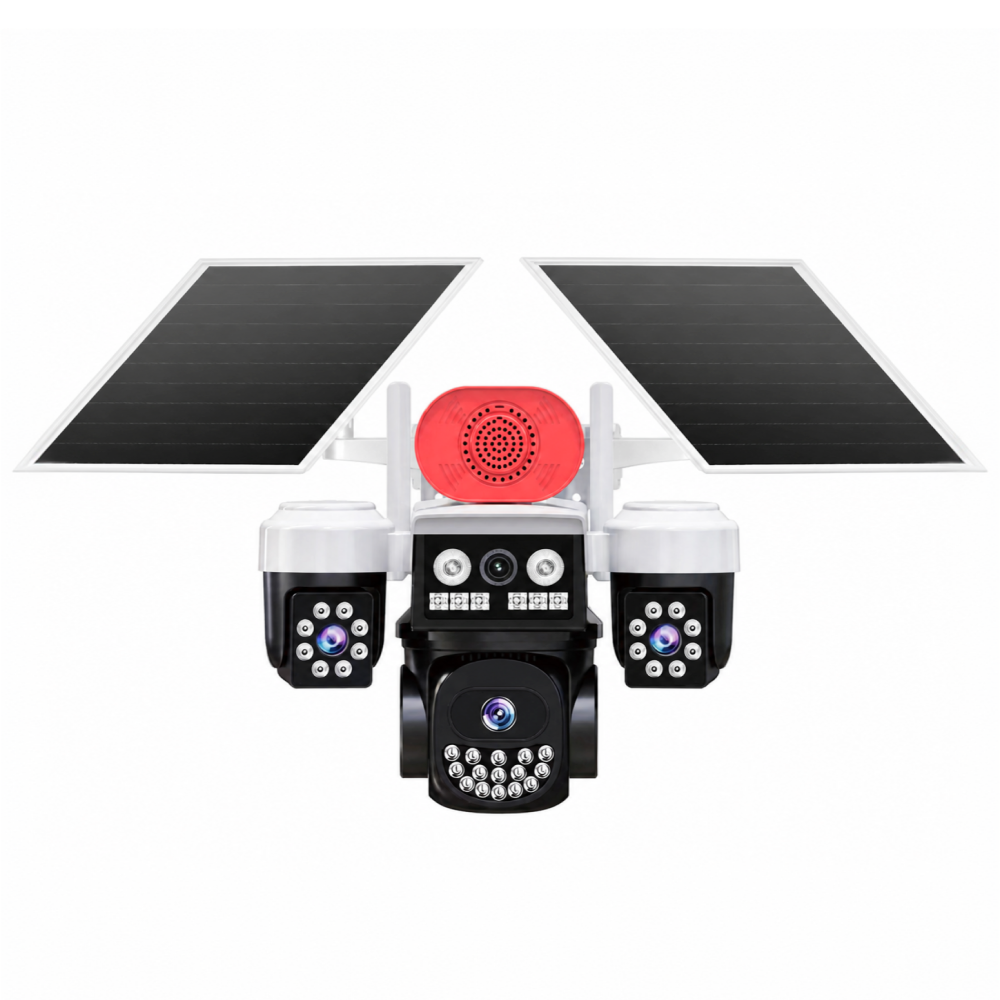 NEVADA S3 4G (E-SİM) SOLARLI 3+3 MP ÇÖZÜNÜRLÜK 3 LENSLİ DIŞ ORTAM IP KAMERA