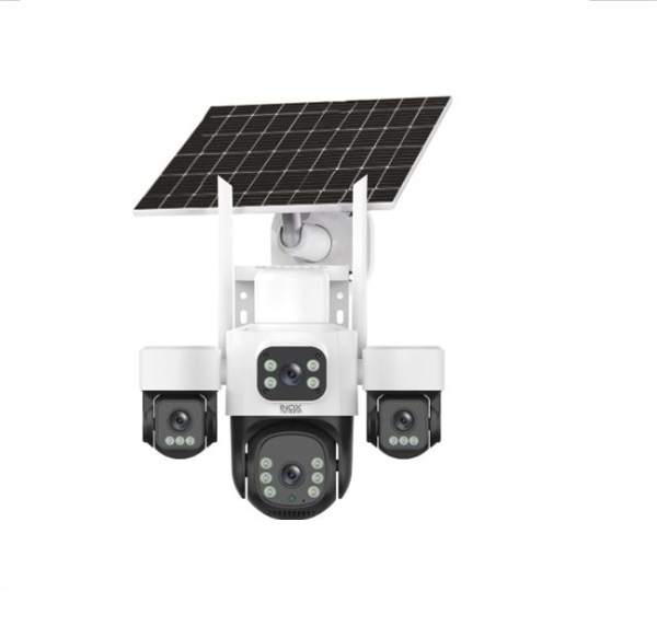 INOX-X14 4G SİMKARTLI SOLAR PANELLİ 4+3MP GECE RENKLİ ÇİFT YÖNLÜ SESLİ IP KAMERA 24 SAAT KAYIT E-SİM KARTLI