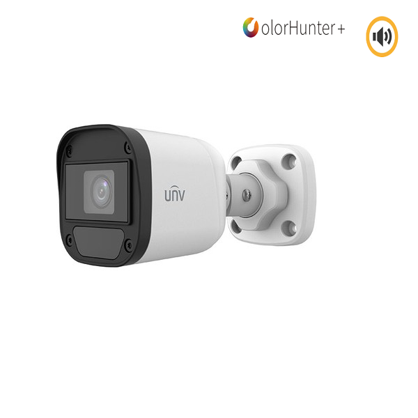 UNİVİEW UAC-B112-AF28-W 2 MP DAHİLİ SESLİ COLORHUNTER (7/24 RENKLİ) BULLET AHD KAMERA