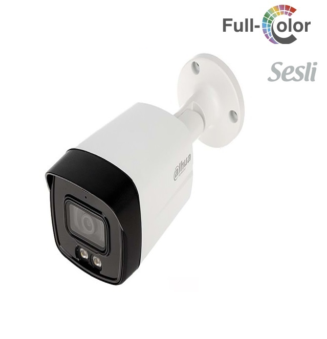 DAHUA HAC-HFW1209TLM-A-LED-0360B 2 MP DAHİLİ SESLİ 40 MT GECE GÖRÜŞLÜ FULL COLOR AHD KAMERA